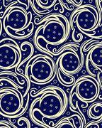 Celestial Swirl Moon Stars Rug
