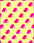 Pink Abstract Floral Pop Arrangement Rug