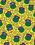 Emerald Cauldron Swirl Yellow Motif Rug