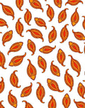 Fiery Orange Paisley All Over Rug