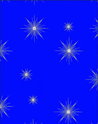 Electric Blue Starburst Bursting Rug