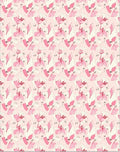 Pink Orchid Floral Illustration Rug