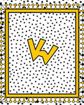Yellow Abstract Pop Art Dots Rug