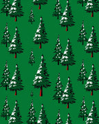 Emerald Forest Pine Trees Rug