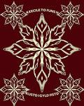 Crimson Floral Medallion Arrangement Rug
