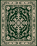 Classic Emerald Floral Archway Rug