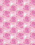 Pink Rose Garden Floral Arrangement Rug