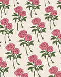 Vintage Pink Peony Garden Rug