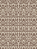 Art Nouveau Sepia Organic Flow Rug