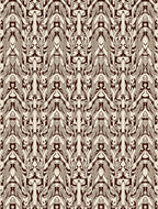 Art Nouveau Sepia Organic Flow Rug