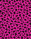 Vibrant Hot Pink Heart Cluster Rug