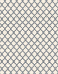 Cream Blue Lattice Arabesque Rug