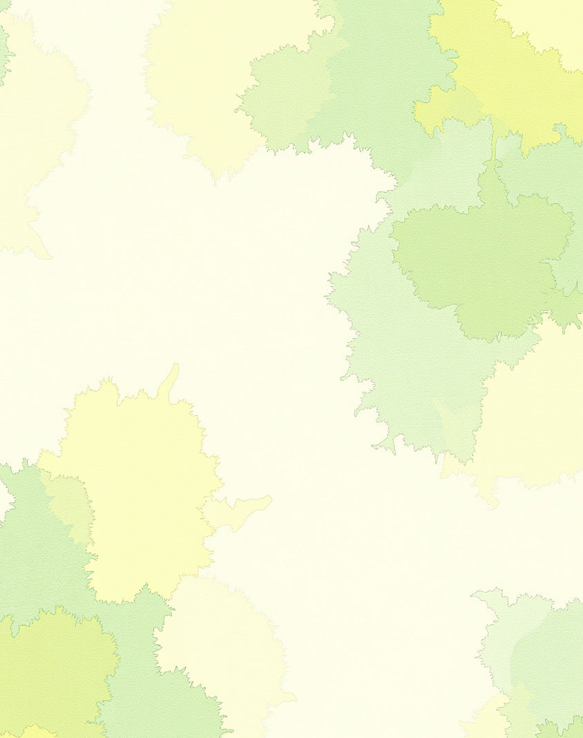 Pale Green Yellow Abstract Splatter Rug