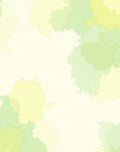 Pale Green Yellow Abstract Splatter Rug