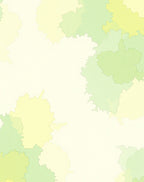 Pale Green Yellow Abstract Splatter Rug