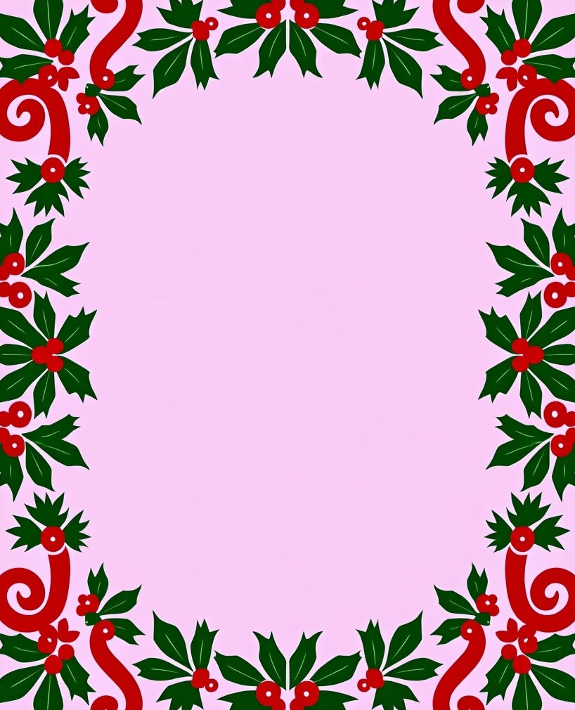 Vintage Cherries Holly Border Rug