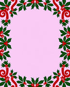 Vintage Cherries Holly Border Rug