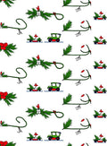 Christmas Green Sleigh and Car Collection Rug