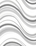 Modern Gray Swirl Ribbons Rug
