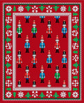 Red Nutcracker Soldier Holiday Rug