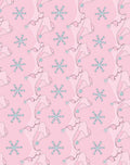 Pastel Pink Swirling Ribbon Starbursts Rug