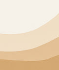 Neutral Earth Tone Layered Waves Rug