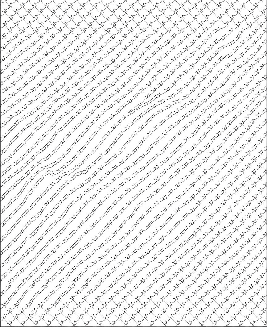 Black White Abstract Linear Weave Rug