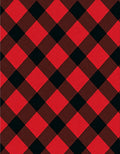 Red Black Buffalo Plaid Checks Rug