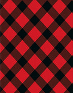 Red Black Buffalo Plaid Checks Rug