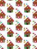Whimsical Gingerbread House Candy Collection Rug