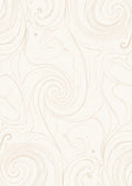 Cream Swirl Swirl Curlicue Curlicues Rug