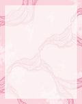 Blush Pink Flowing Abstract Form Rug