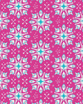 Vibrant Fuchsia Starburst Bloom Rug