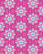 Vibrant Fuchsia Starburst Bloom Rug