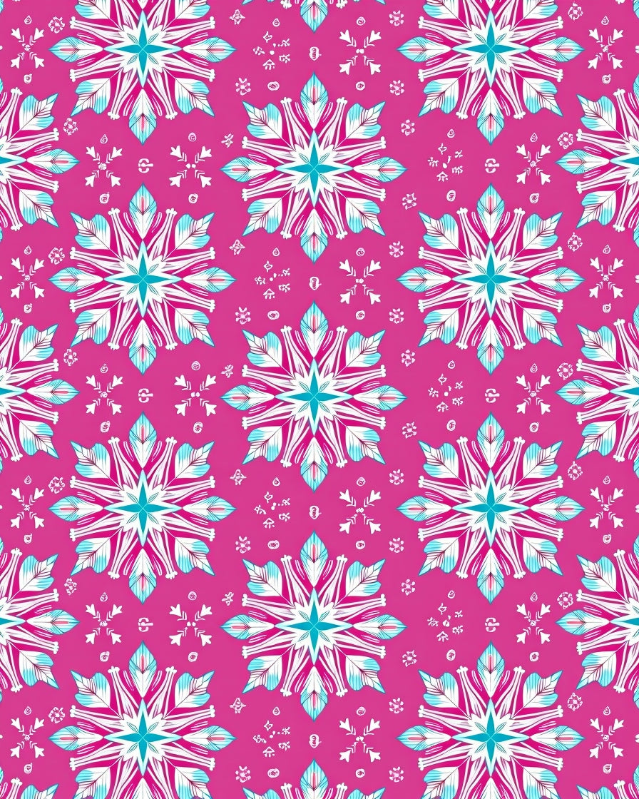 Vibrant Fuchsia Starburst Bloom Rug