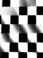 Monochrome Checkerboard Square Gradient Rug