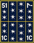 Navy Blue Starburst Geometric Rug