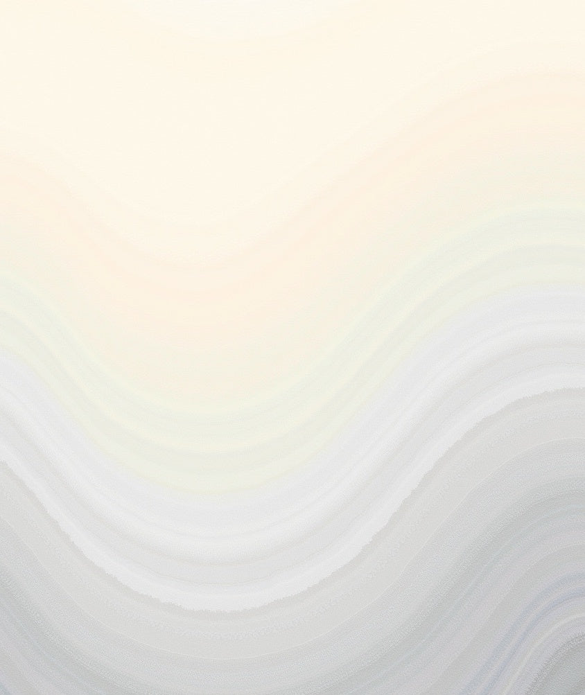 Soft Cream And Gray Wave Texture Rug