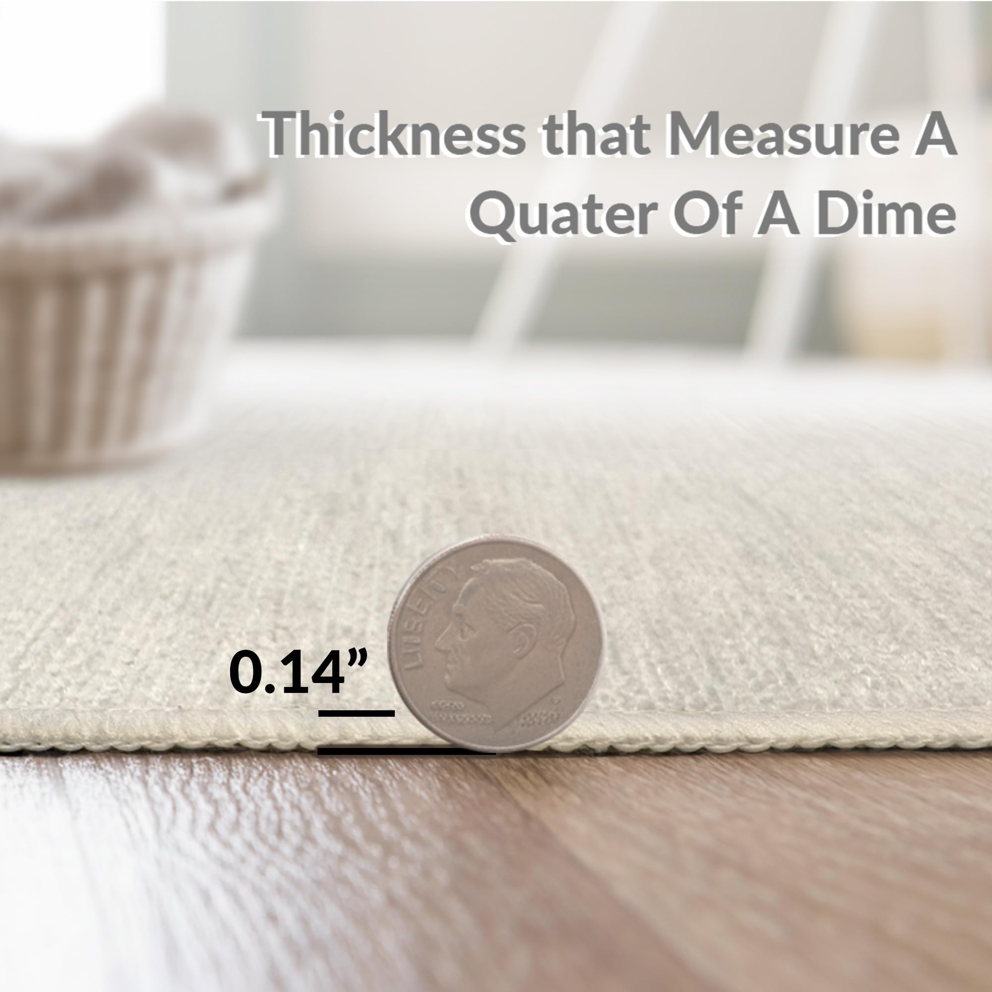 Abstract Beige Gray Brushstroke Splatter Rug