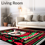 Festive French Bulldog Christmas Sweater Rug