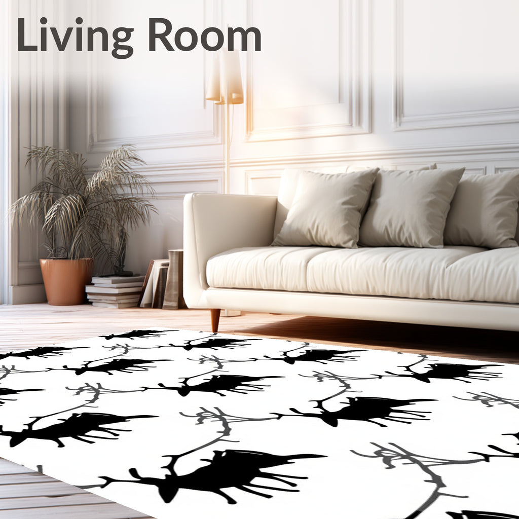 Black Elk Branch Repeating Pattern Rug