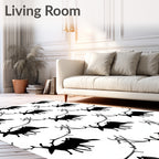 Black Elk Branch Repeating Pattern Rug