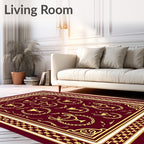 Regal Gold Trophy Laurel Border Rug
