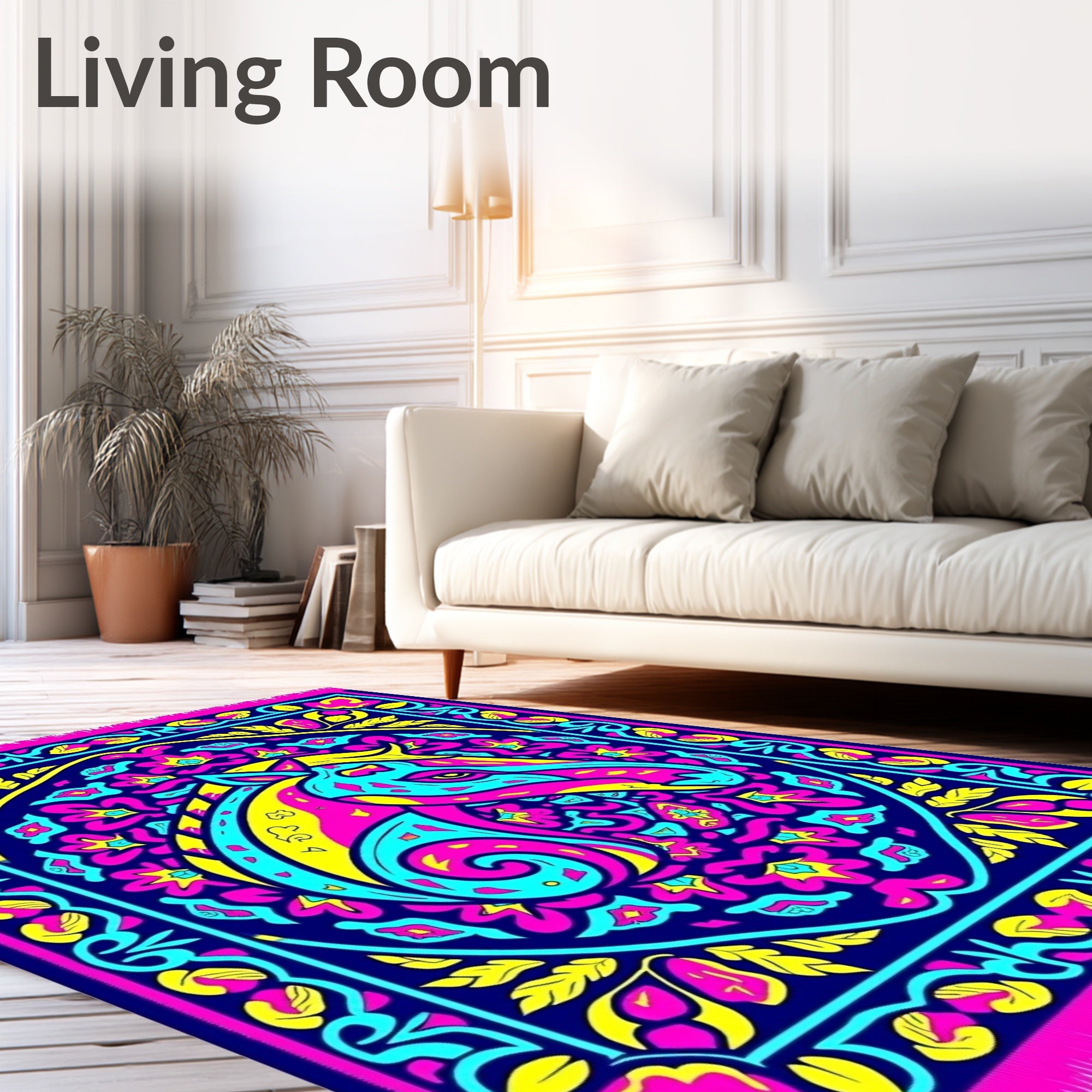 Vibrant Magenta Electric Horse Rug
