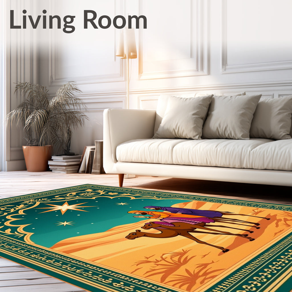 Camel Caravan Desert Star Rug