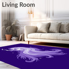 Purple Galactic Dancer Starry Rug