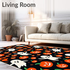 Spooky Ghosts And Jack O Lanterns Rug