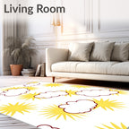 Sunny Sky White Cloudburst Rug