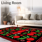 Red Truck Cherry Grove Art Rug