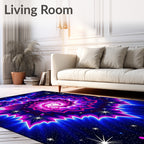 Cosmic Radial Bloom Starburst Rug